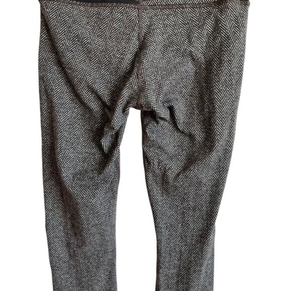 Lululemon Wunder Under Pant Size 4 Giant Herringbone Black Wi14 Quilt - Picture 10 of 14